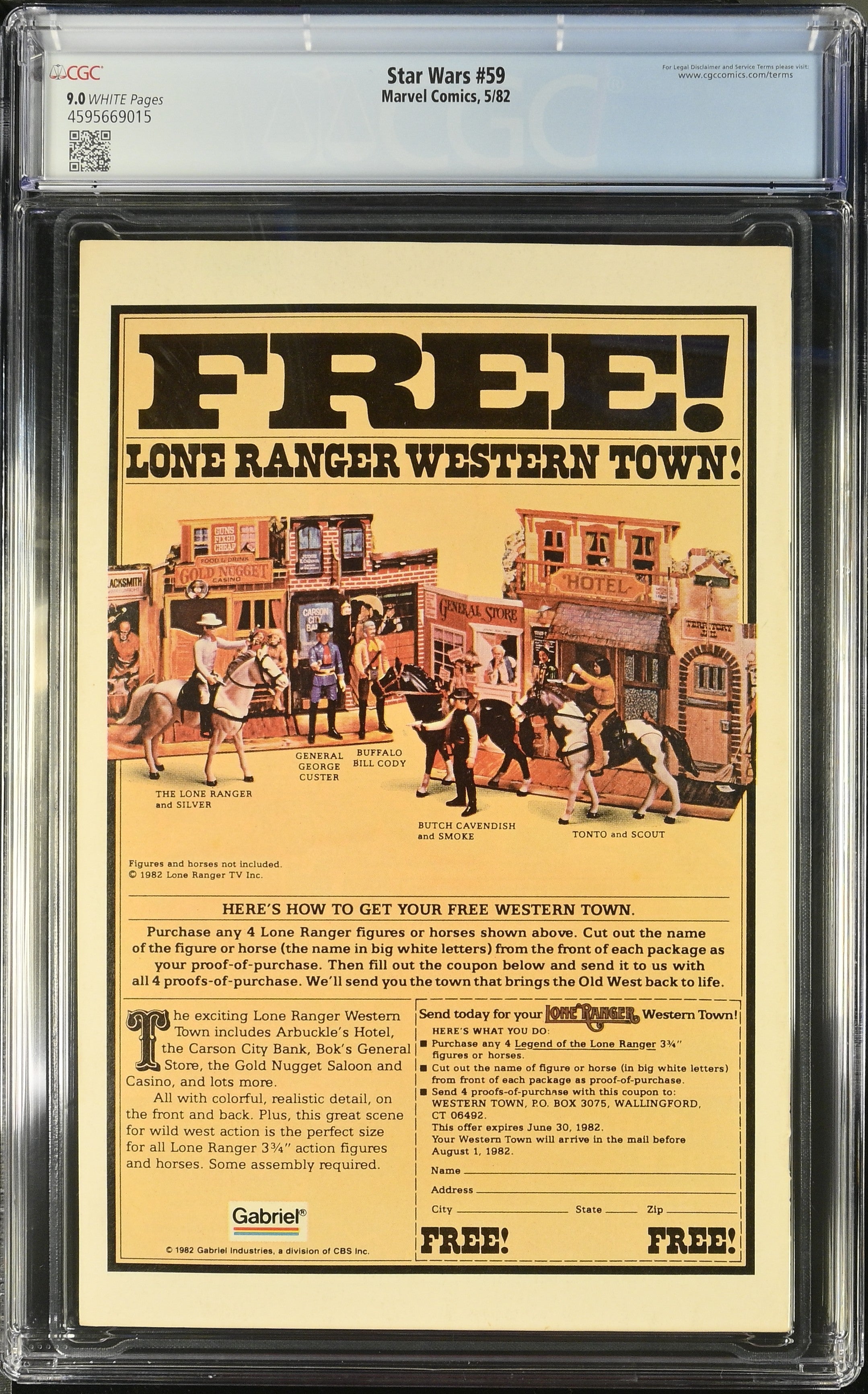 Star Wars #59 (5/82) Graded CGC 9 2